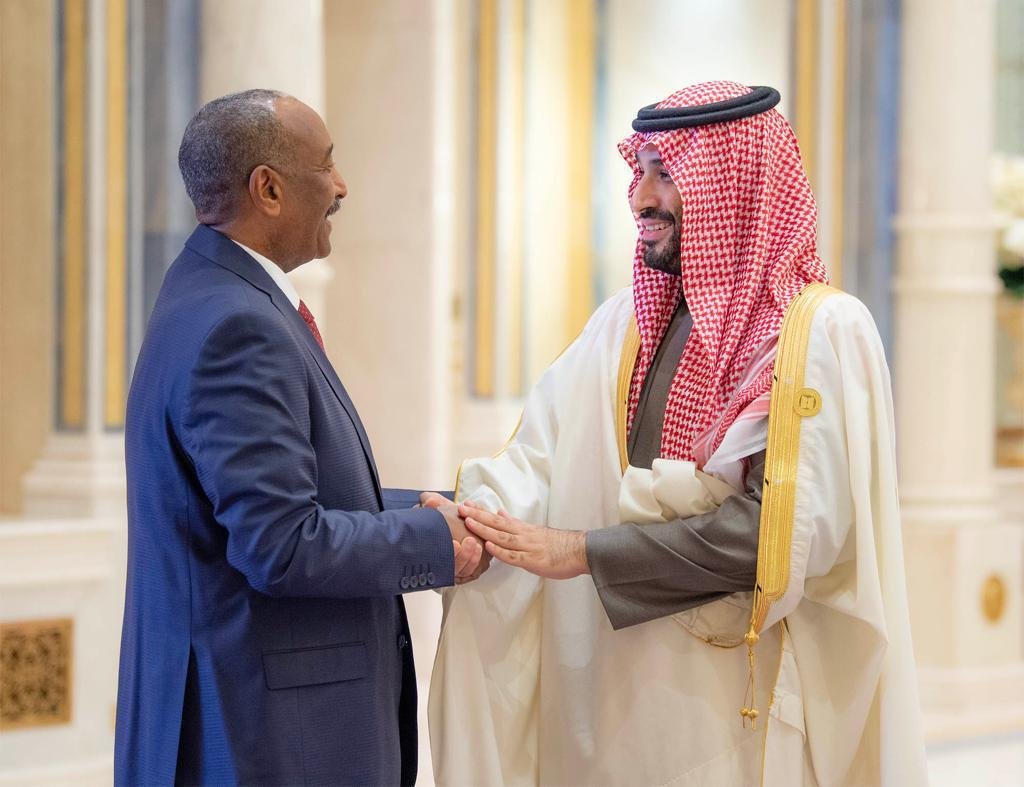 البرهان ومحمد بن سلمان